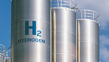 Hydrogen storage tanks.
