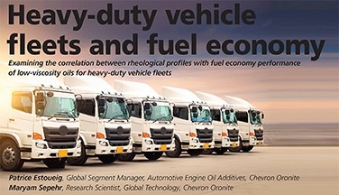 HD Fleets and fuel economy article courtesy of Lube magazine
