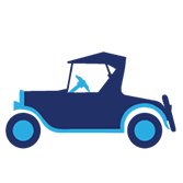 Automobile icon to depict the 1920s timeline entry. First commercial use of chemicals to improve oil performance. Anti-chatter transmission additive (“Zeroline F”) designed for Ford Model T (1925).