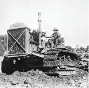 Tractor to depict the 1930s timeline entry. Breakthrough additive package introduced for compounded oil (1935).