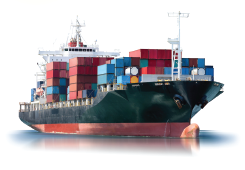 Container ship to depict the 2000s timeline entry. First fully qualified ILSAC GF-4 product (2004). Developed patented marine trunk piston engine oil with carboxylate technology (2005).